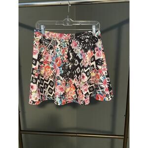 Aéropostale Mini Skirt Floral NWOT Size L Floral Short Skirt